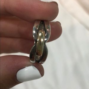 James Avery Gold and Silver Ring